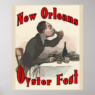 Affiches Oyster Festival, La Nouvelle-Orléans, LA