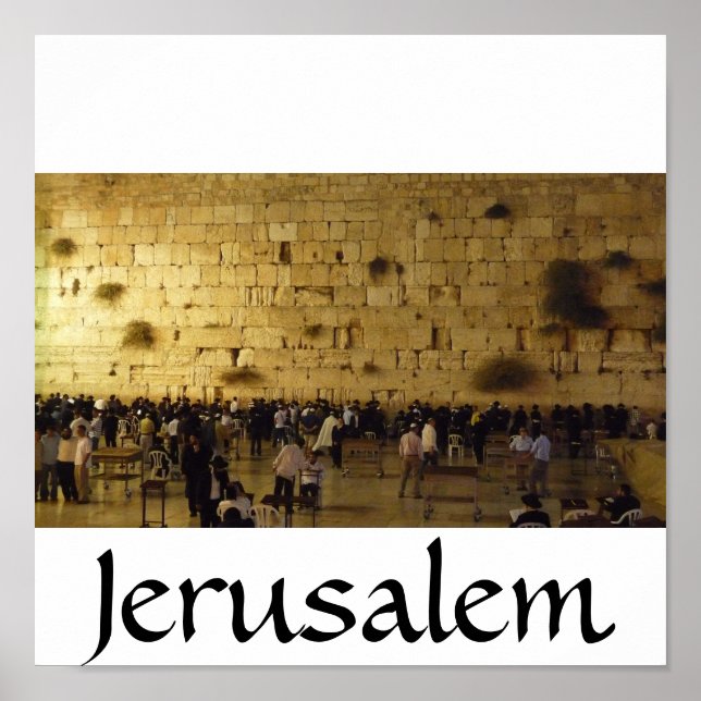 Affiches P1080620, Jérusalem (Devant)