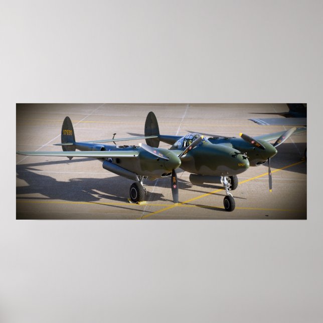 Affiches P-38 Éclair (Devant)