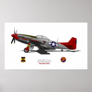 Affiches P-51Dtuskegee
