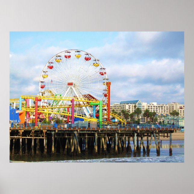 Affiches Pacific Park, Père Noël Monica, Ca. (Devant)