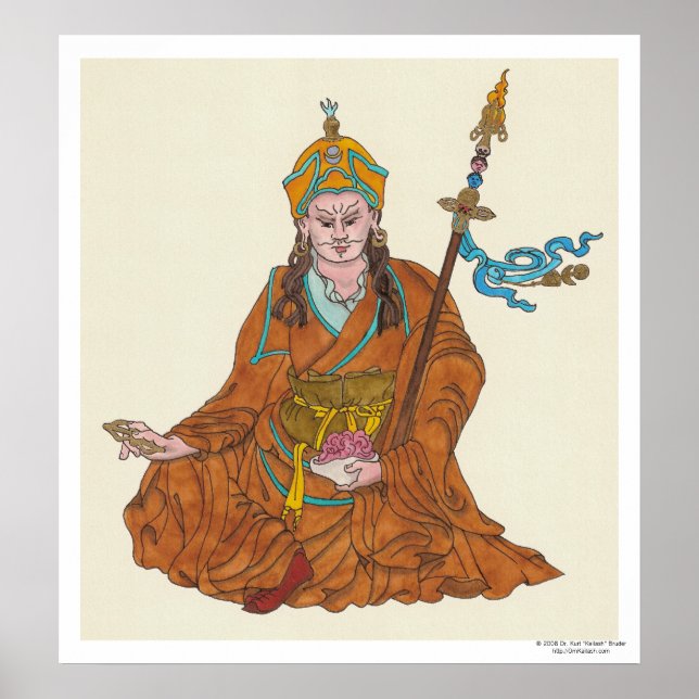 Affiches Padmasambhava (Guru Rinpoche) (Devant)