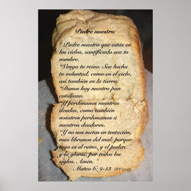 Affiches Padre Nuestro Cartel (Devant)