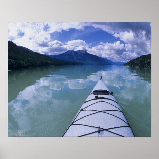 Affiches Pagaie au bout du lac Azure à Wells (Devant)