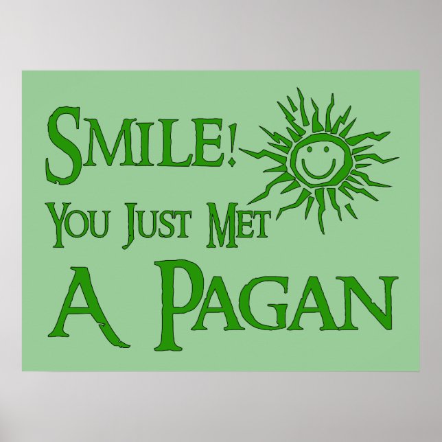 Affiches Pagan Smile (Devant)