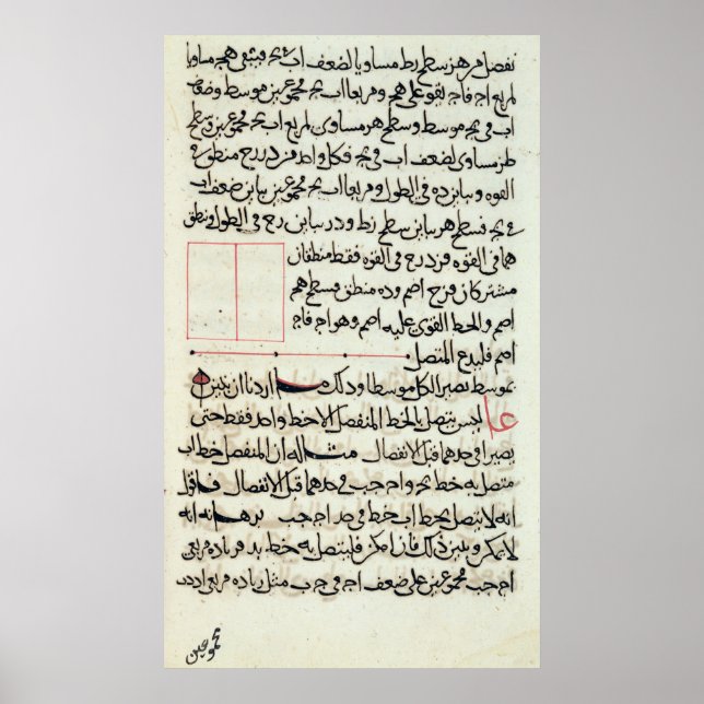 Affiches Page de texte à partir d'un élément, une géométrie (Devant)