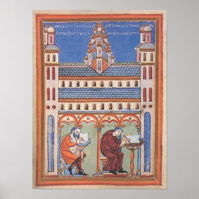 Affiches Page Saint éclairée (Devant)