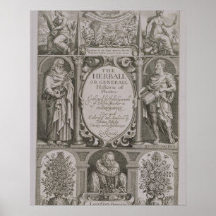 Affiches Page titre à la deuxième édition 'du Herball