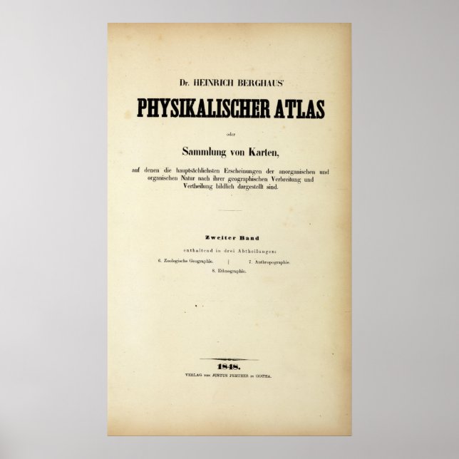 Affiches Page Titre Atlas physique v 2 (Devant)