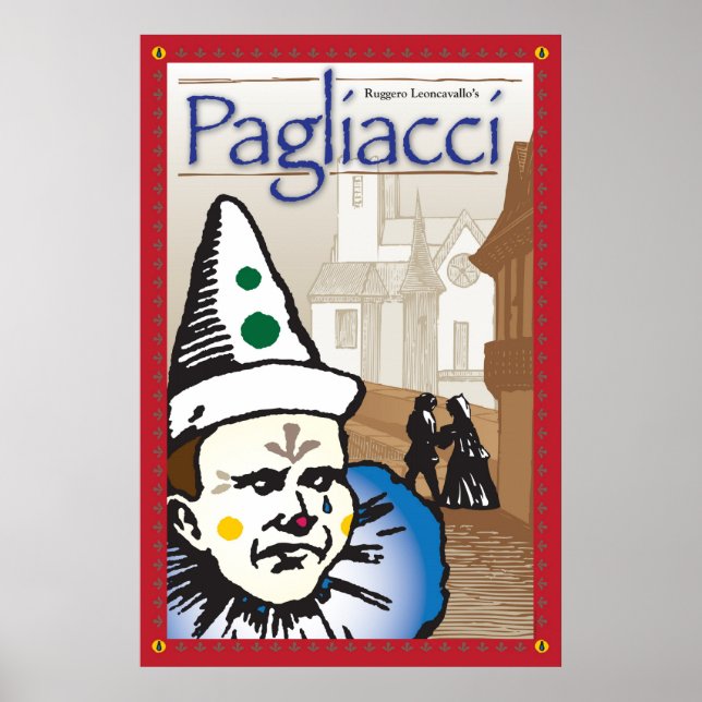 Affiches Pagliacci, Opéra (Devant)