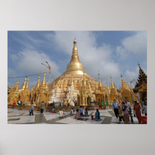 Affiches Pagode Shwe Dagon
