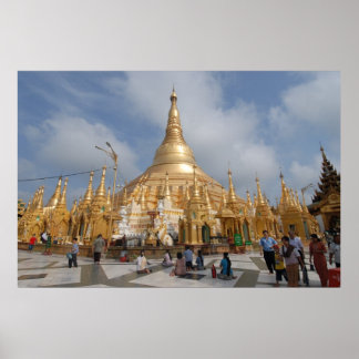 Affiches Pagode Shwe Dagon