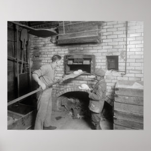 Affiches Pain Bakers, 1917. Photo vintage