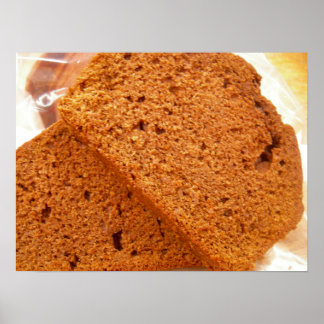 Affiches Pain de courgette au chocolat