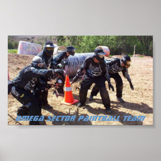 Affiches Paintball : Team Omega Sector