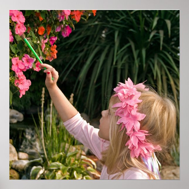 Affiches Painting A Flower (Devant)