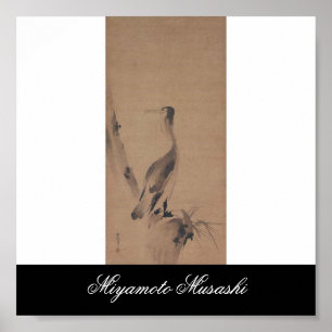 Affiches Painting by Miyamoto Musashi, c. 1600's