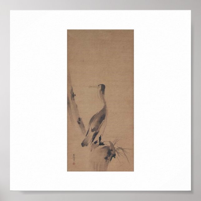 Affiches Painting by Miyamoto Musashi, c. 1600's (Devant)
