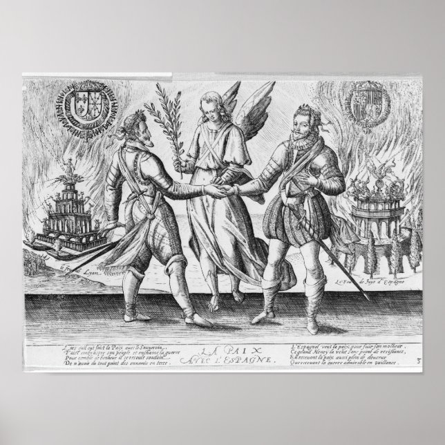 Affiches Paix avec l'Espagne (Devant)