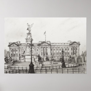 Affiches Palais de Buckingham Londres.2006