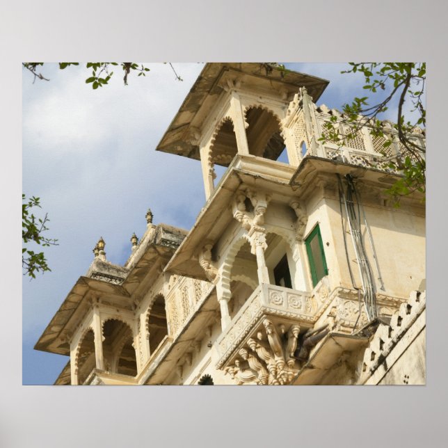 Affiches Palais de la ville, Udaipur, Rajasthan, Inde (Devant)