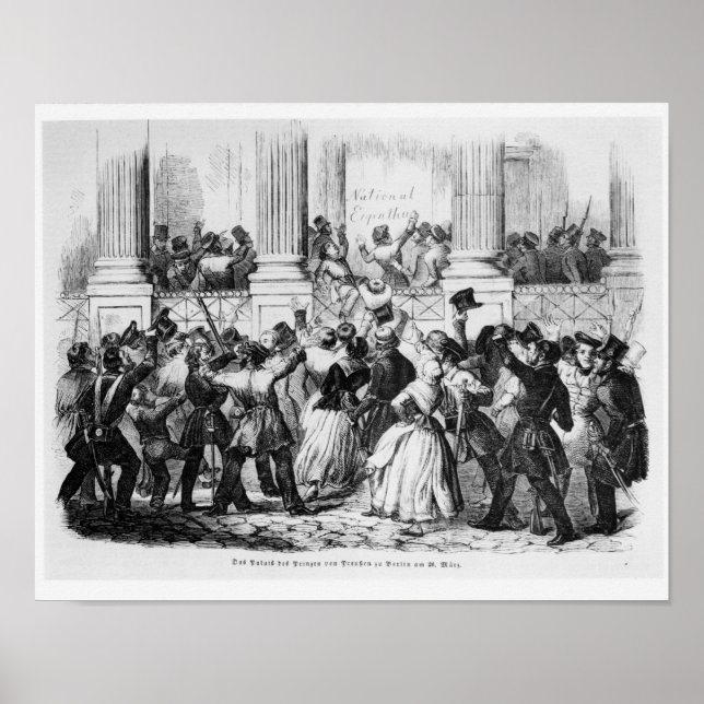 Affiches Palais des Princes de Prusse à Berlin (Devant)