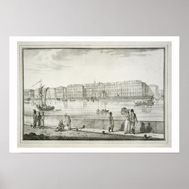 Affiches Palais d'Hiver impérial, Saint-Pétersbourg (litho) (Devant)