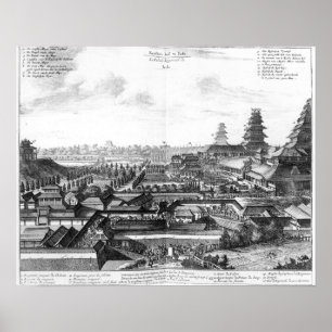 Affiches Palais impérial à Ido, Japon