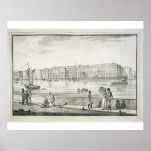 Affiches Palais impérial d'hiver, Saint-Pétersbourg (litho)