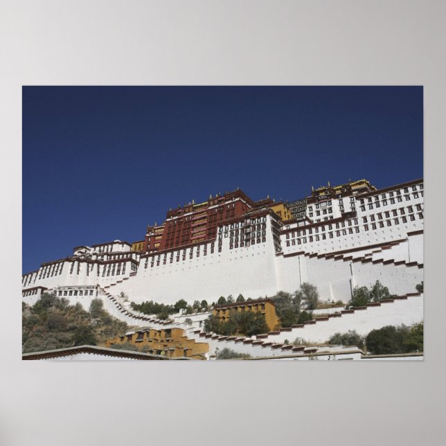 Affiches Palais Potala à Lhassa, Tibet. (Devant)
