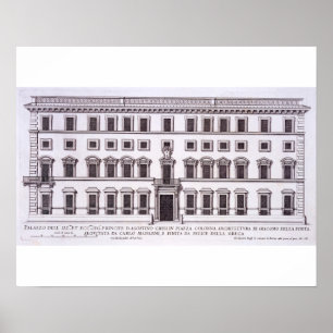 Affiches Palazzo Chigi, Piazza Colonna, Rome, de 'Palazzi