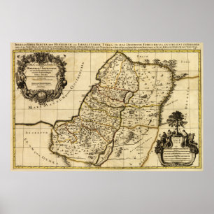 Affiches PalestineCarte panoramiquePalestine