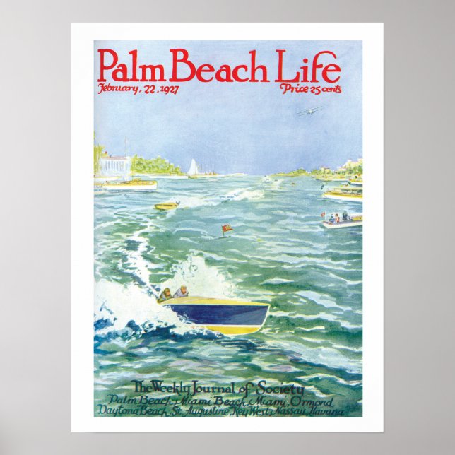Affiches Palm Beach Life #2 tirage (Devant)