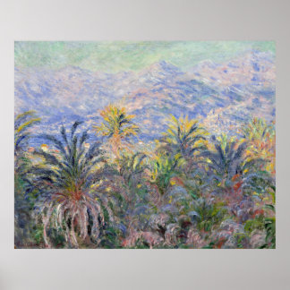 Affiches Palmiers à Bordighera - Claude Monet