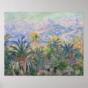 Affiches Palmiers de Claude Monet à Bordighera