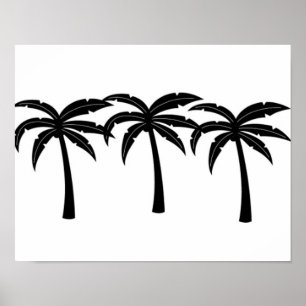 Affiches Palmiers tropicaux