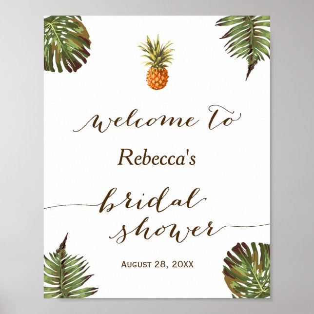 Affiches Pancarte de Réception de Mariage sur le Thème des  (Devant)