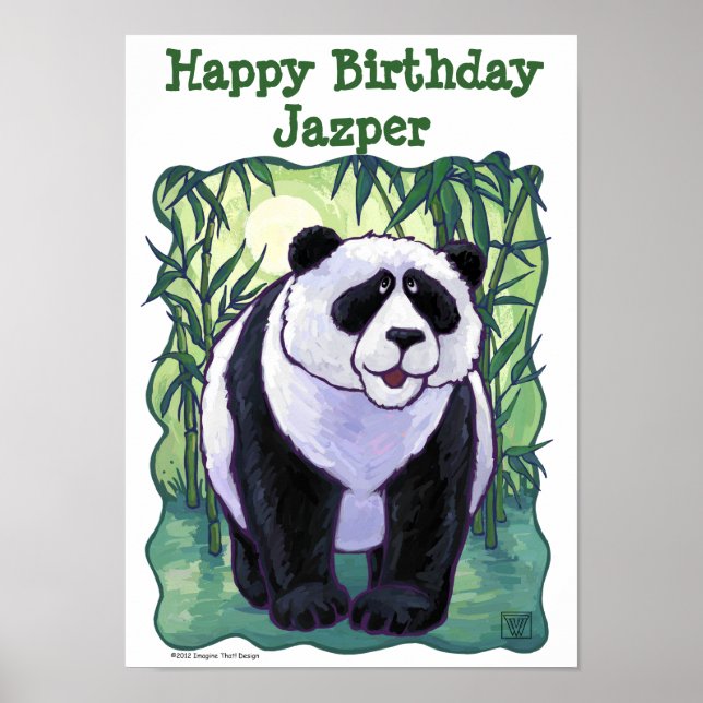 Affiches Panda Bear Party Centre (Devant)