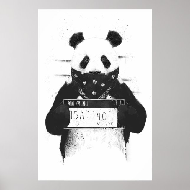 Affiches Panda incorrecte (Devant)