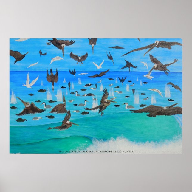 Affiches pandemonium pélican (Devant)