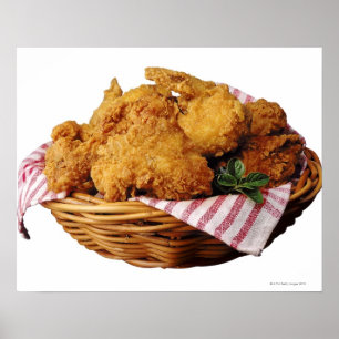 Affiches Panier de poulet frit