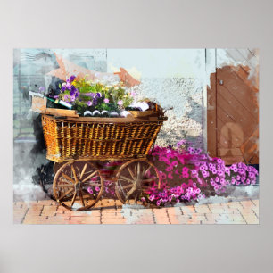 Affiches Panier de rue français en Alsace