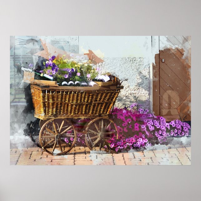 Affiches Panier de rue français en Alsace (Devant)