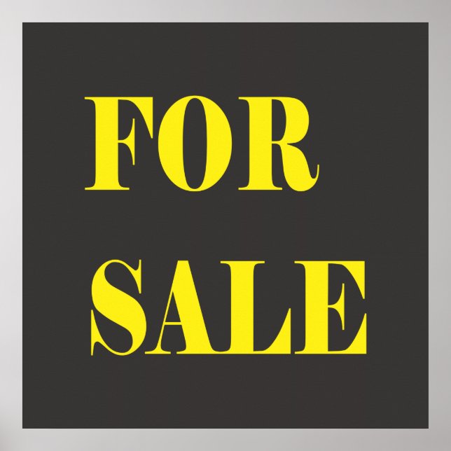 Affiches panneau à vendre (Devant)
