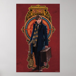 Affiches Panneau Art nouveau permanent NEWT SCAMANDER™