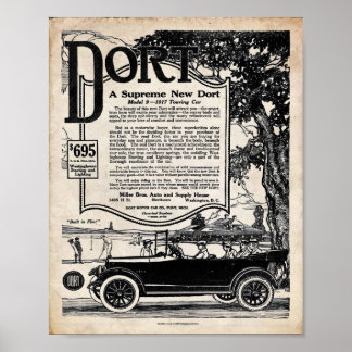 Affiches Panneau automobile vintage - Voiture automobile Do