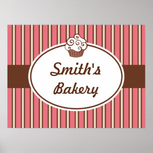 Affiches Panneau Boulangerie personnalisée