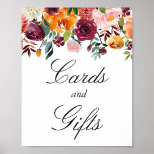 Affiches Panneau Cartes et cadeaux   Fleurs roses Bourgogne