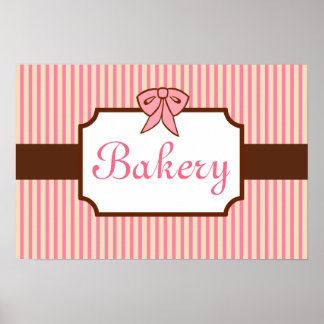 Affiches Panneau de boulangerie vintage