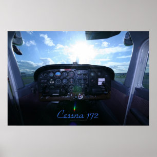 Affiches Panneau de configuration Cessna 172